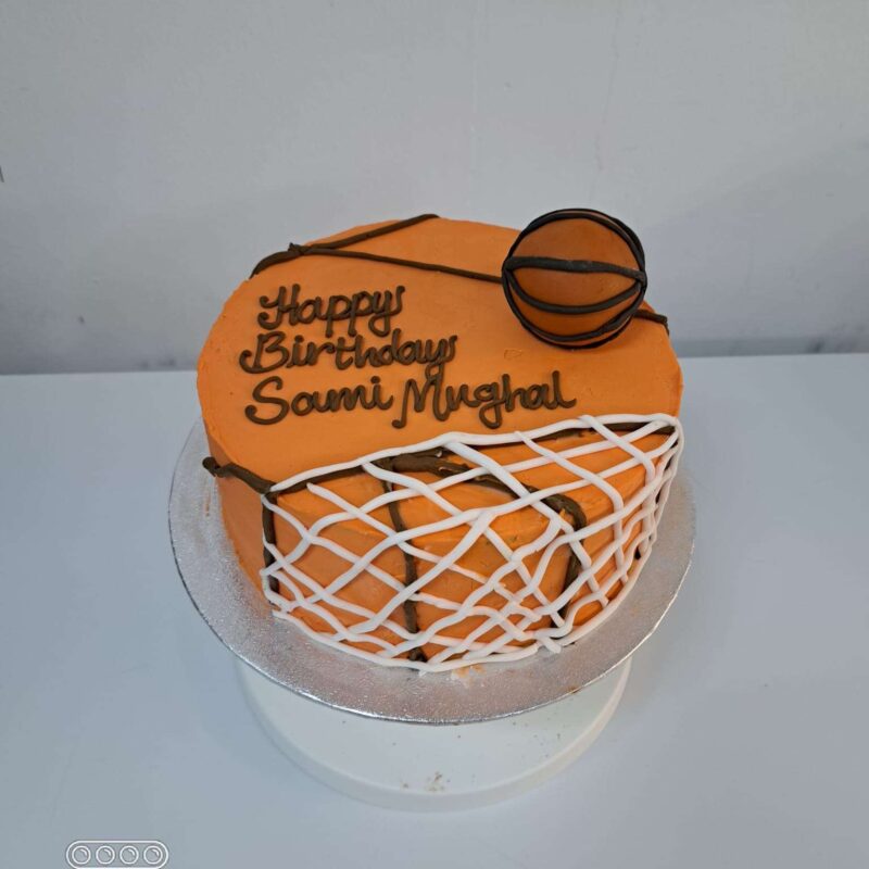 basket ball cake