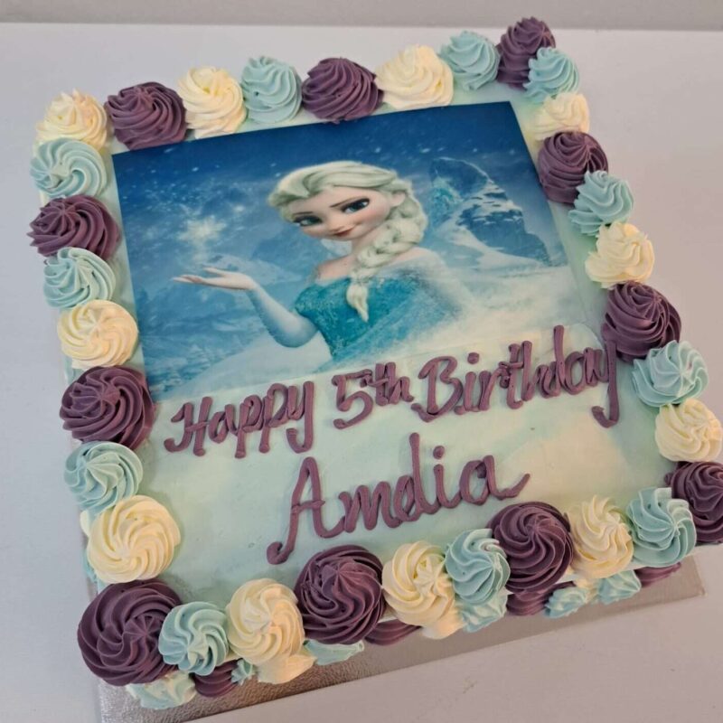 Elsa Photo Cake