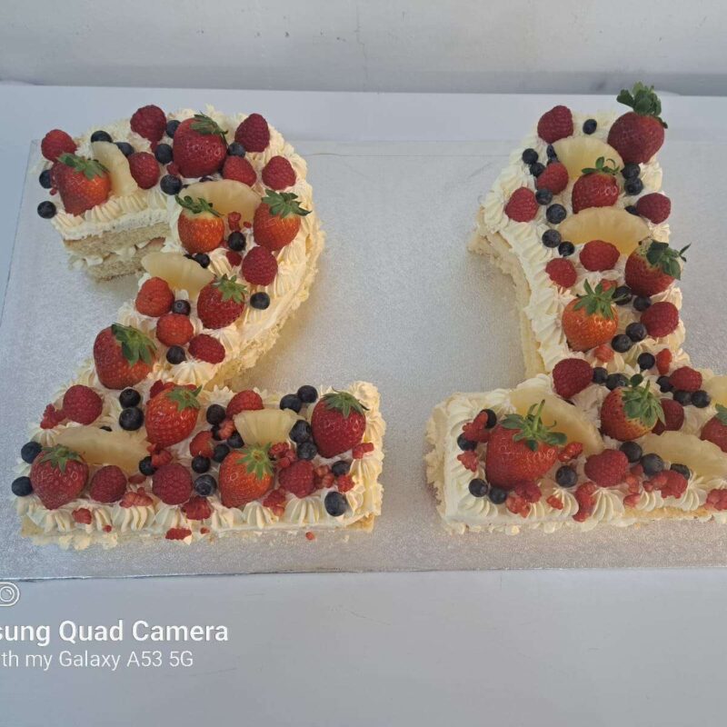 21 Number cake (£75-£110)