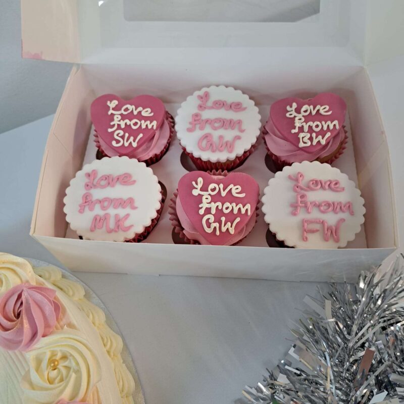 Personalised cup cakes-