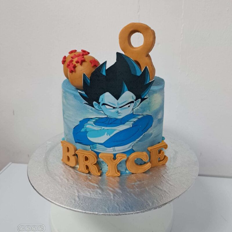 Cartoon Cake in Blue