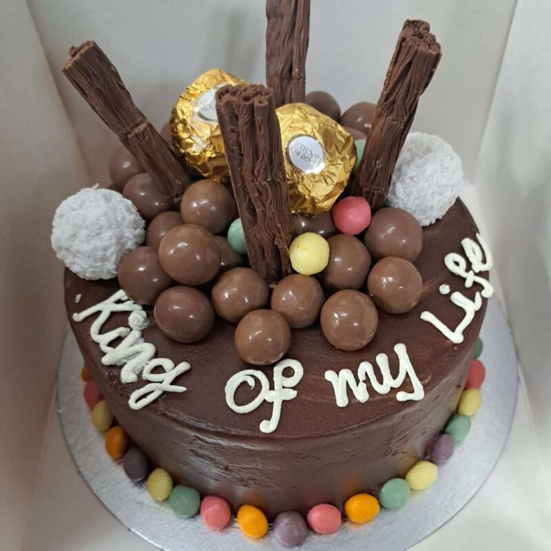 Chocolate loaded in Malteser