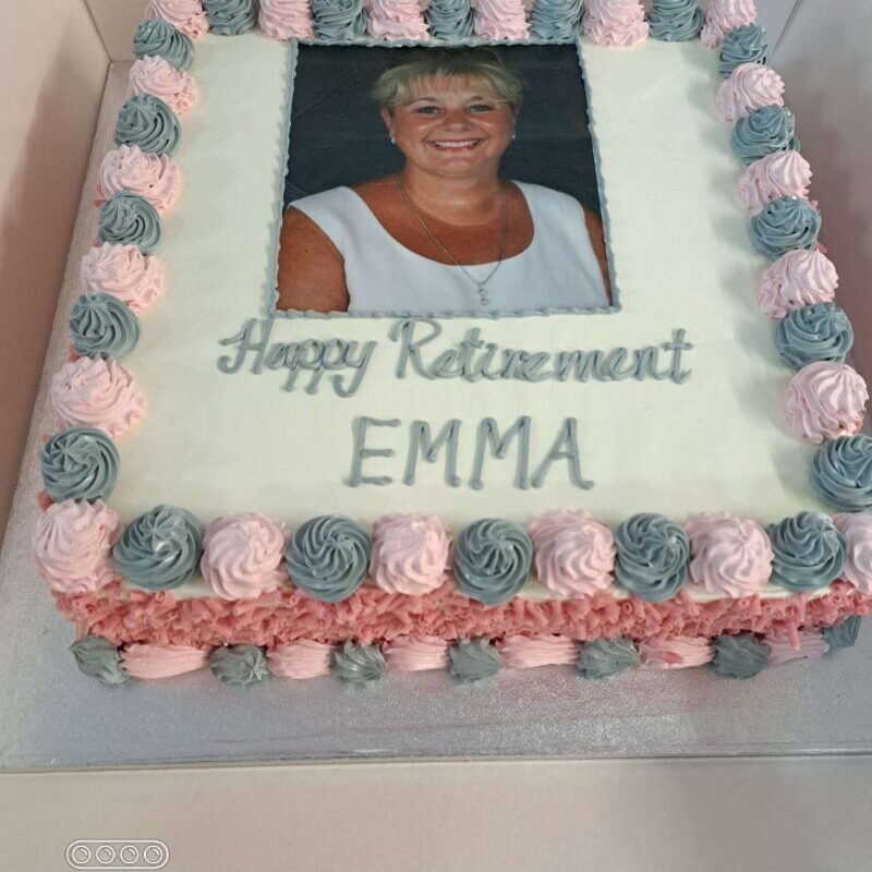 Retirement Photo Cake