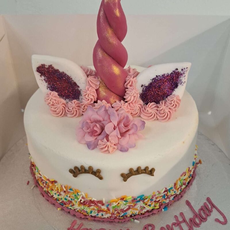 Pink Unicorn Cake