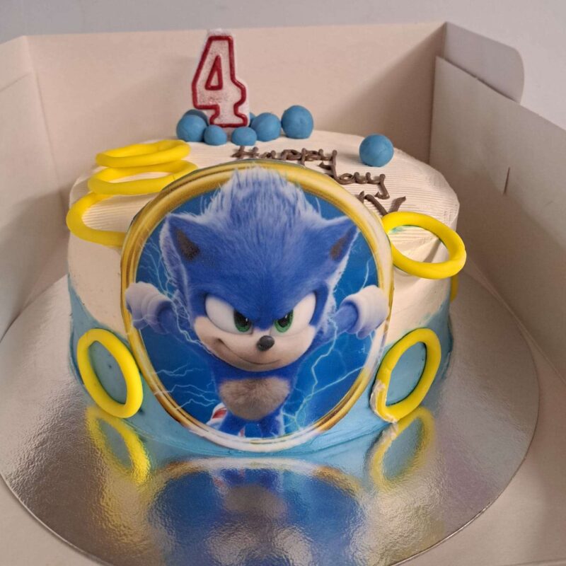 Sonic photo cake