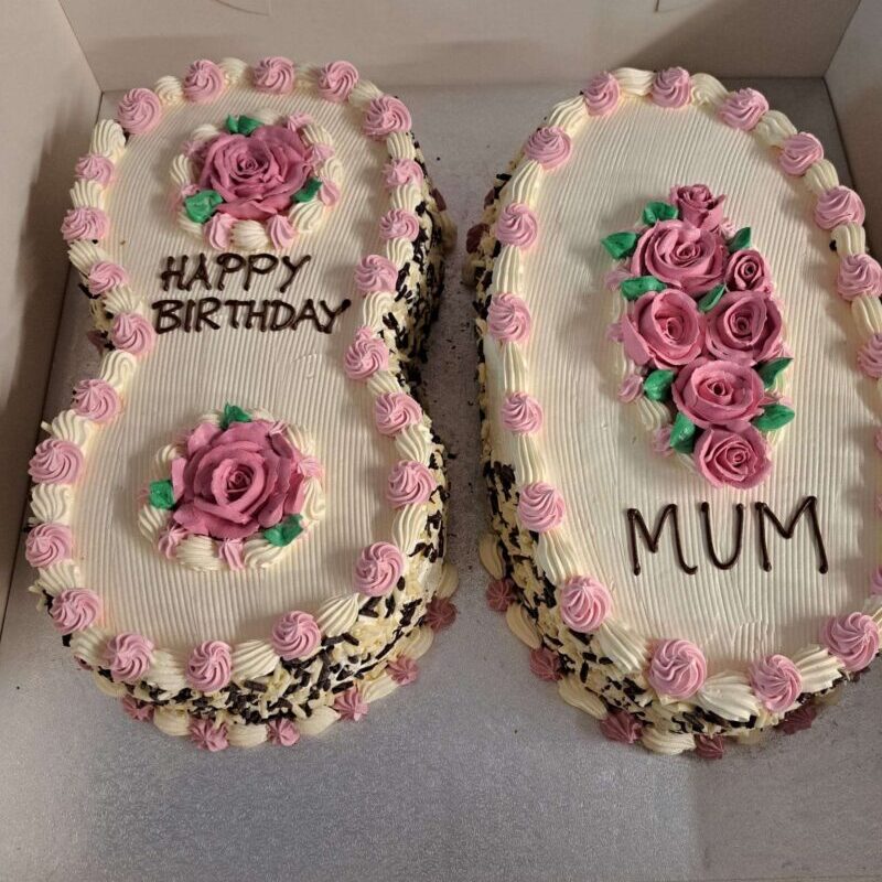 NUMBER 80 CAKE