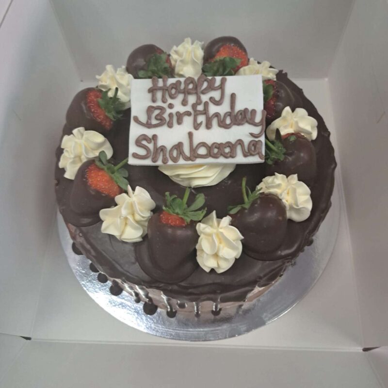 STRAWBERRY COVERED WITH CHOCOLATE COATED-8"