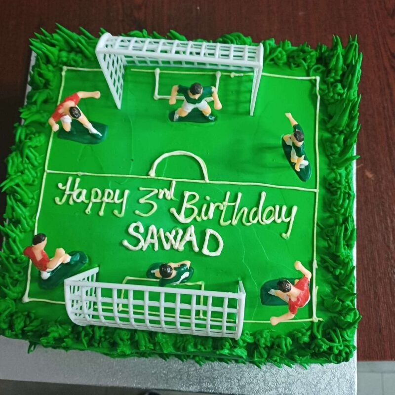 football cake field