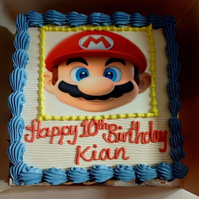 Super Mario Photo Cake