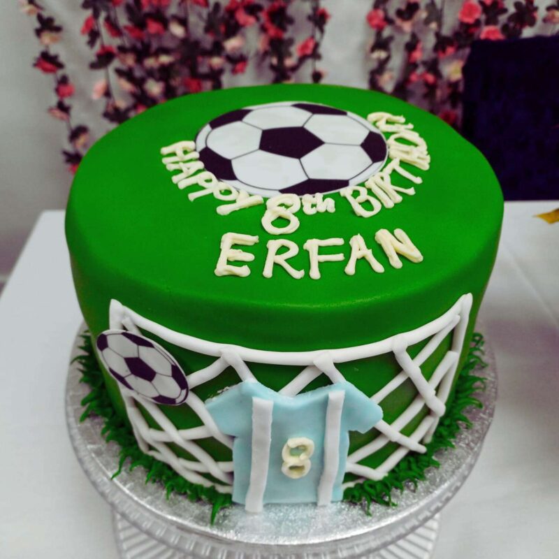 football elegant cake