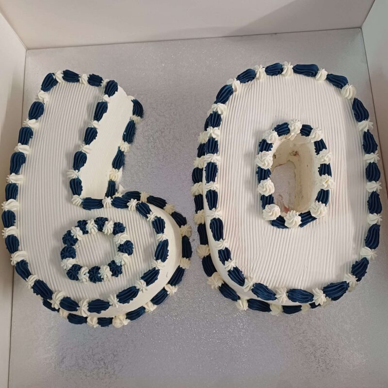 Number Sixty Cake-Tottenham theme
