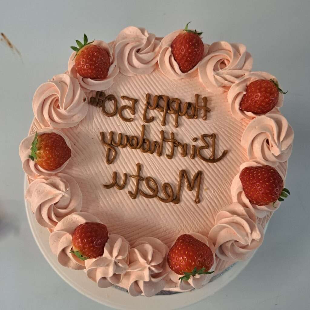 Fully Strawberry Cream Loaded Cake