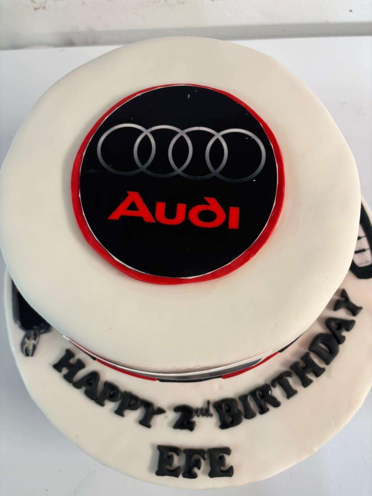 Audi Car Theme cake - Image 3