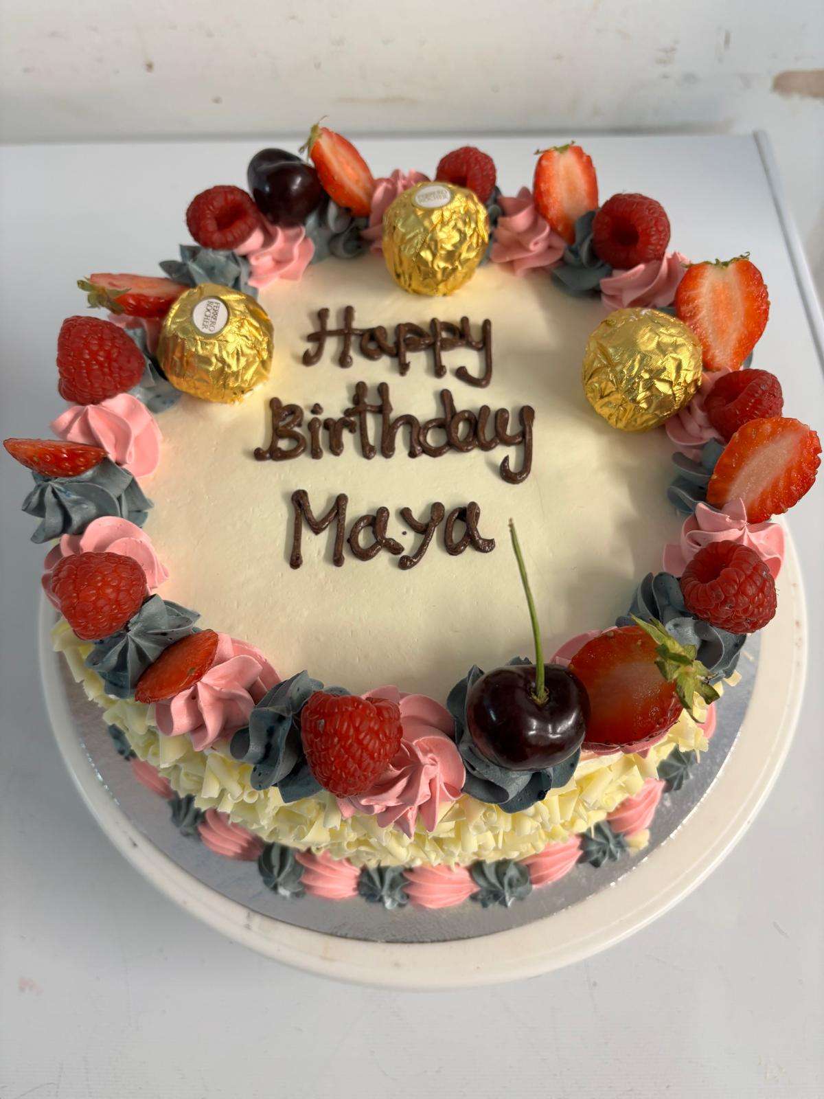 Girl Special Pink & Silver Cake