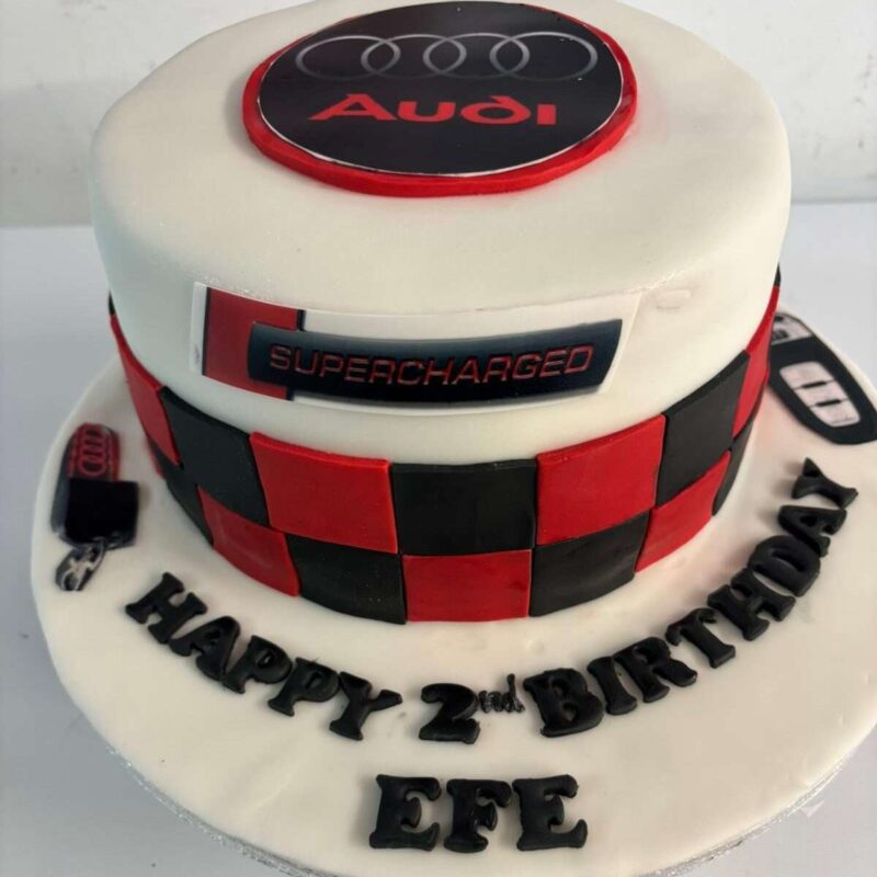 Audi Car Theme cake
