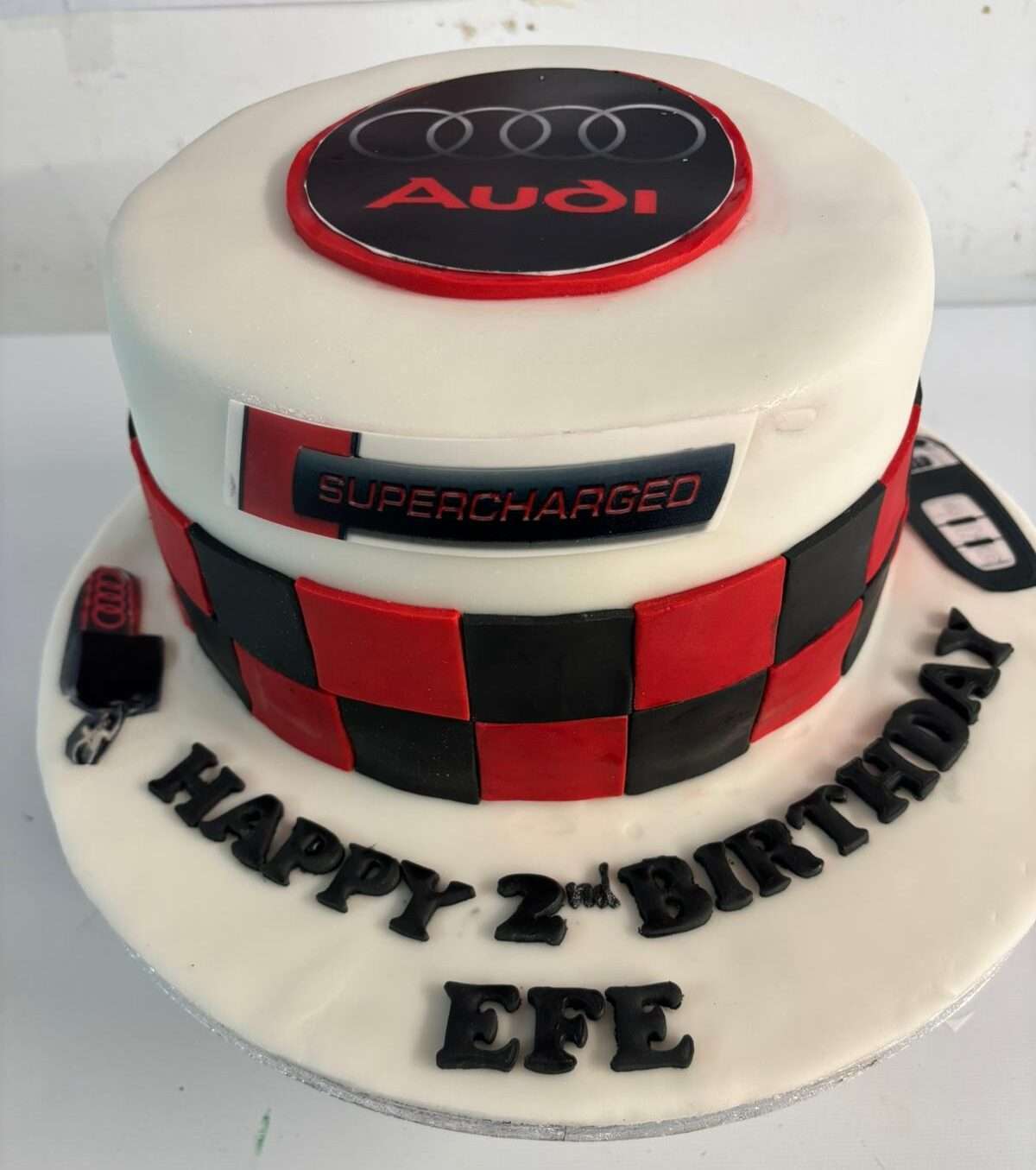 Audi Car Theme cake