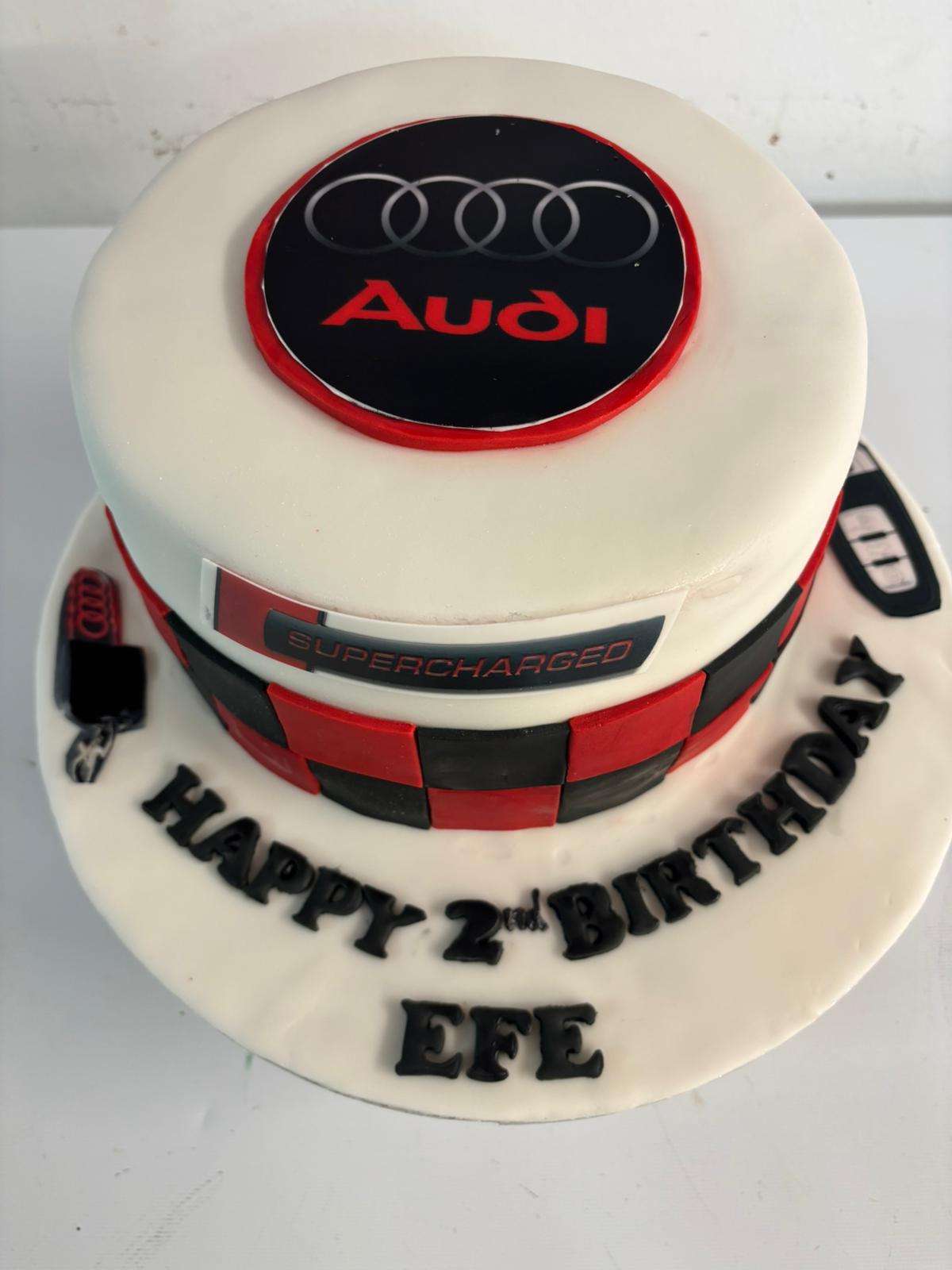 Audi Car Theme cake - Image 2