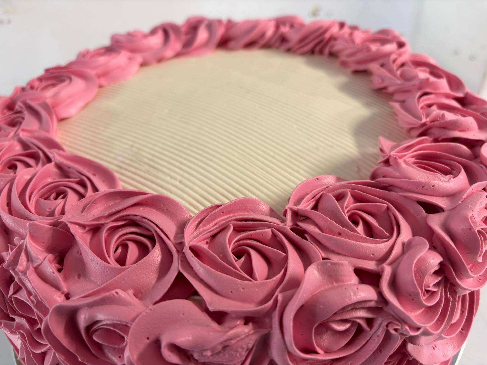 Pink Rose Bunch Cak-1 - Image 4