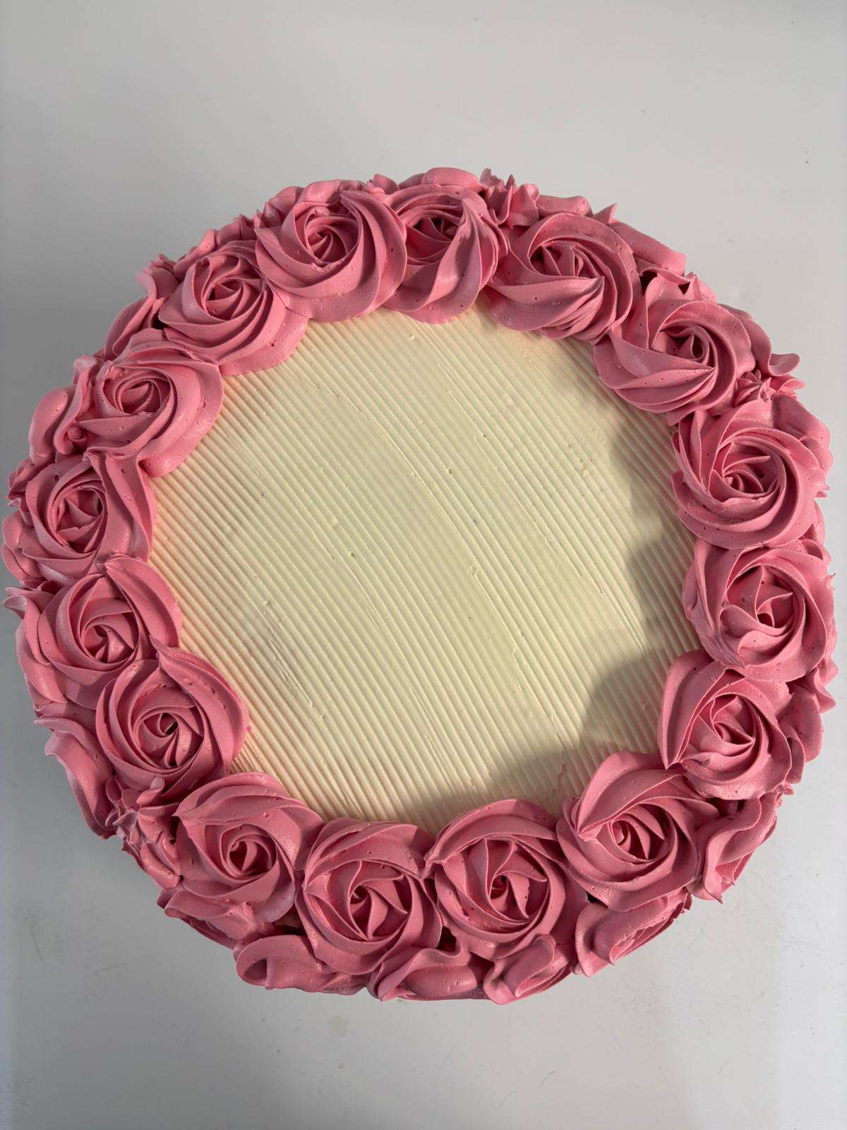 Pink Rose Bunch Cak-1 - Image 3