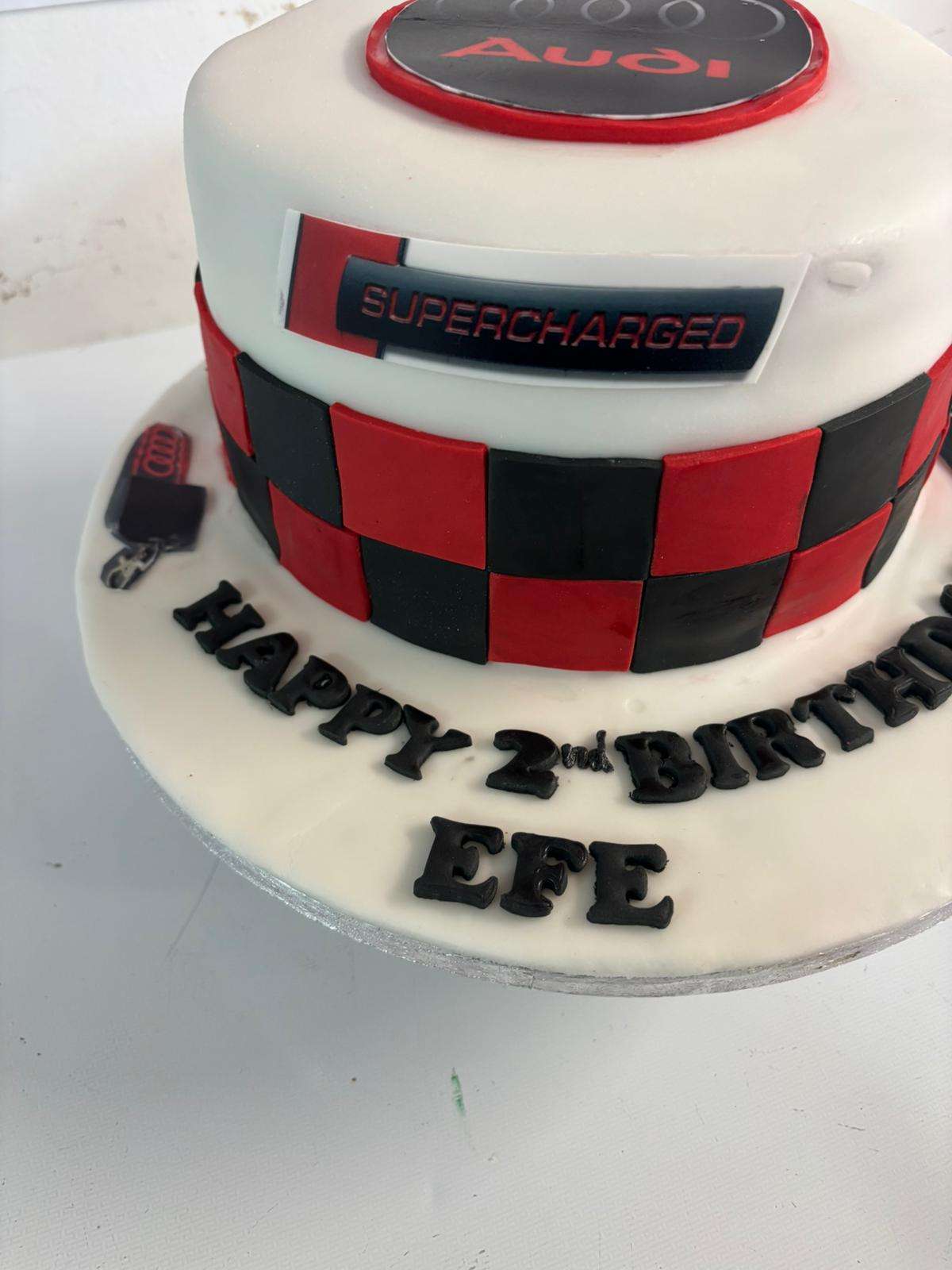 Audi Car Theme cake - Image 5
