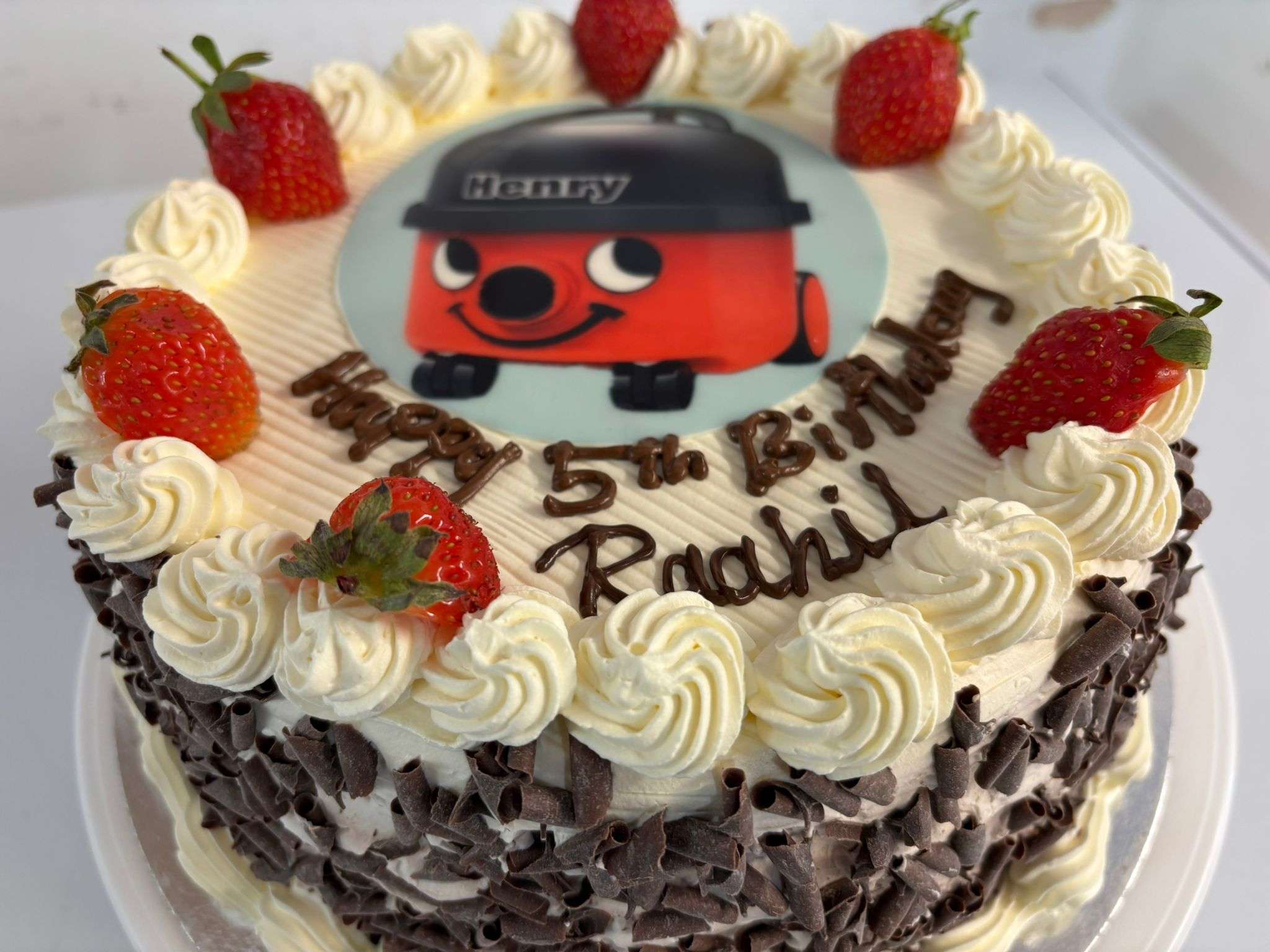 Photo Cake with Strawberry - Image 2