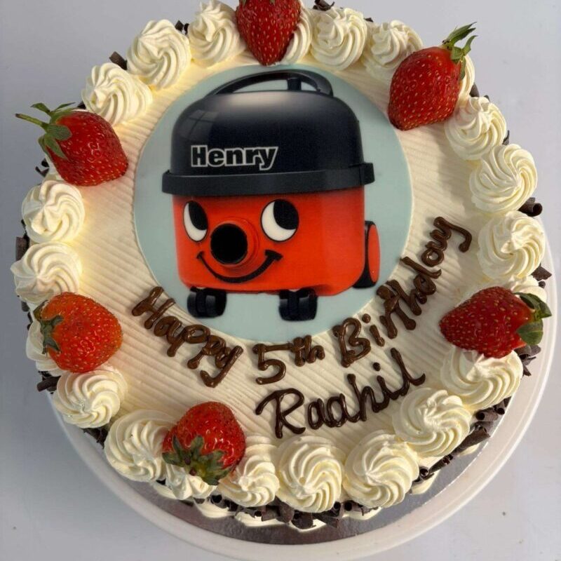 Photo Cake with Strawberry