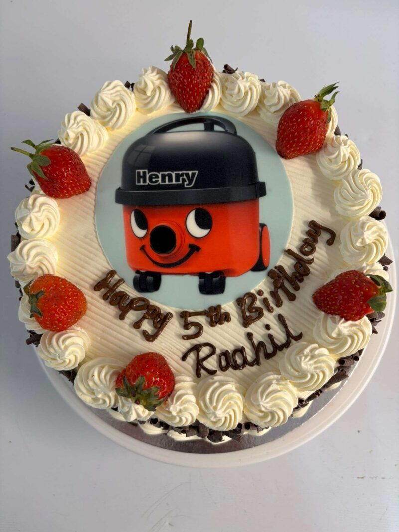 Photo Cake with Strawberry
