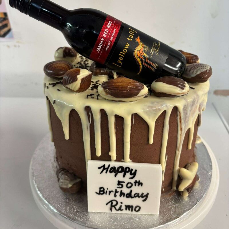 Wine Theme Cake-2
