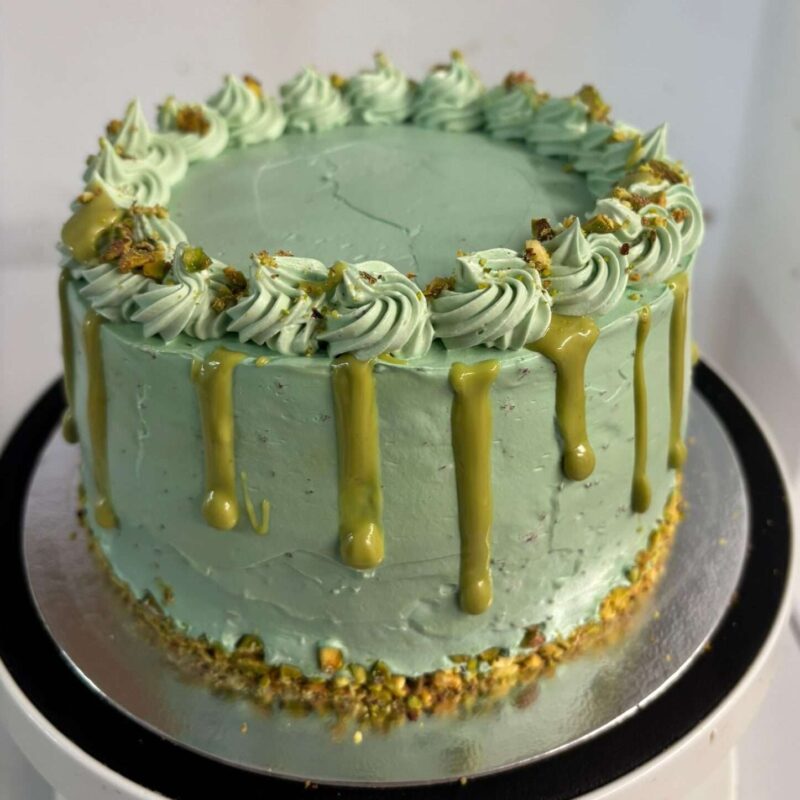 Pistachio Drip Cake