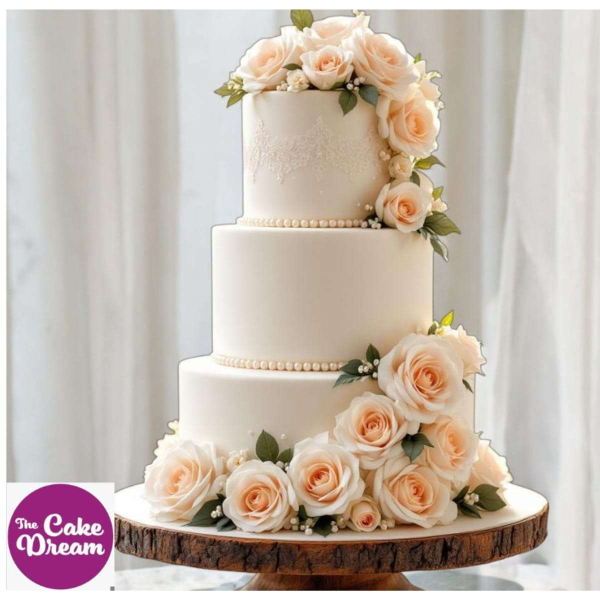 The White Elegant Wedding Cake-2 Stunning Your guest